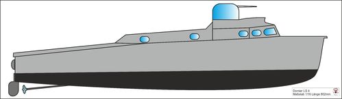 Bausatz: Deutsches Torpedoschnellboot Typ LS4 Maßstab 1/16